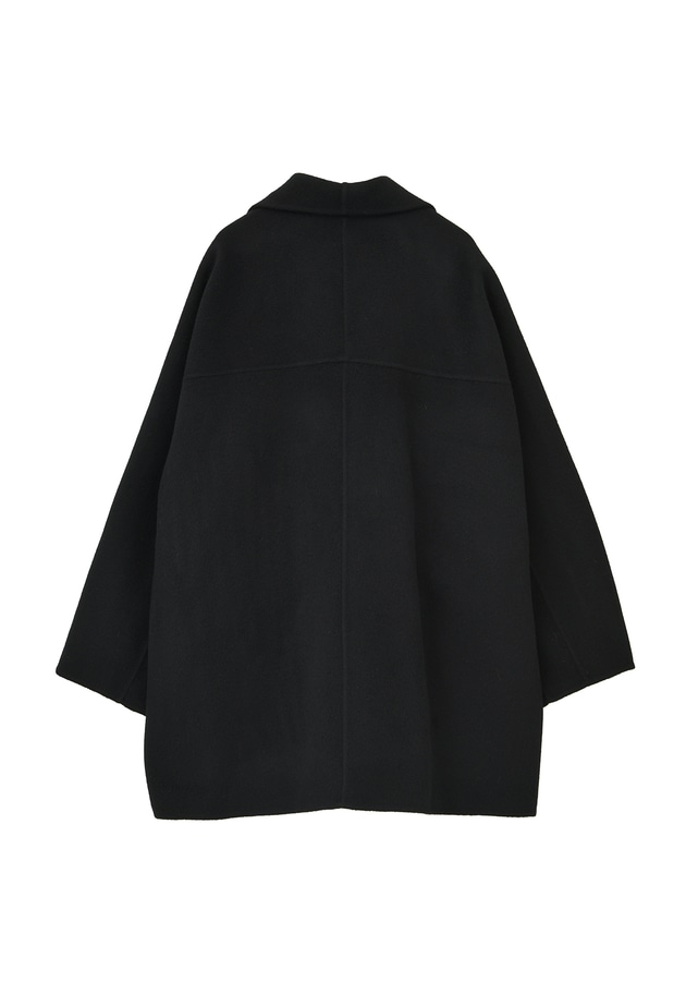 TOPダブルビーバーショールコート 詳細画像 Black 12
