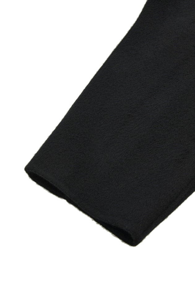 TOPダブルビーバーショールコート 詳細画像 Black 15