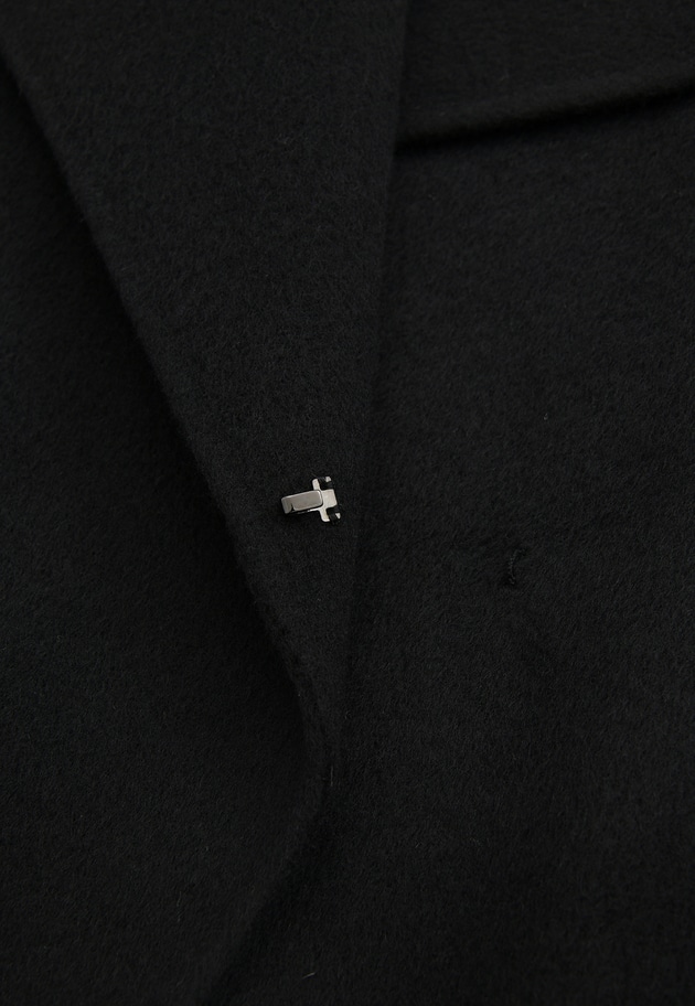 TOPダブルビーバーショールコート 詳細画像 Black 17