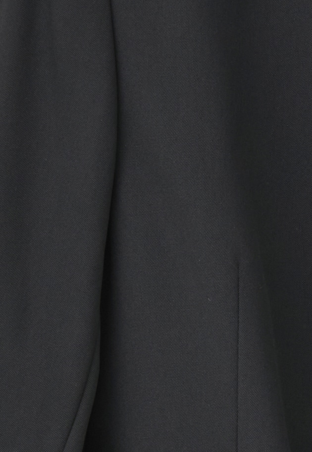 クリアーウールノーカラージャケット 詳細画像 Black 12