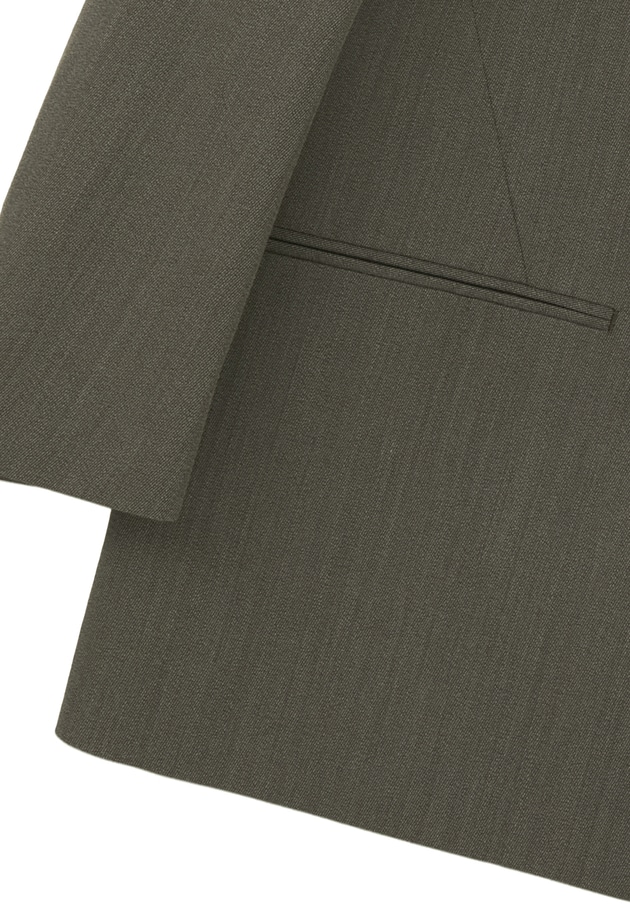 杢ツイルオーバーショルダージャケット 詳細画像 Khaki 15