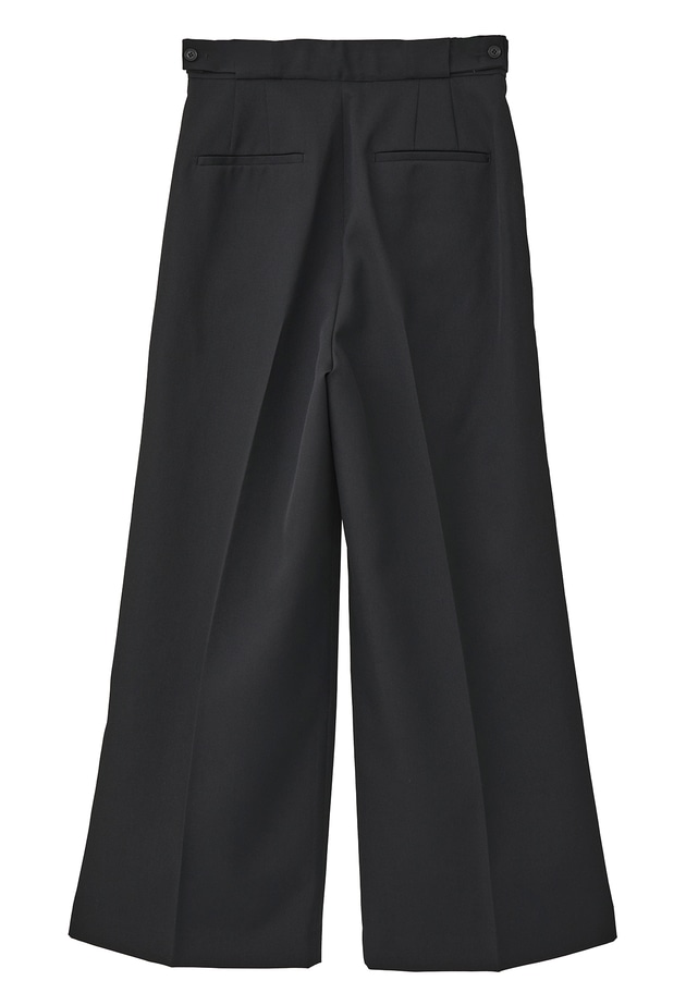 クリアーウールワイドトラウザー 詳細画像 Black 12