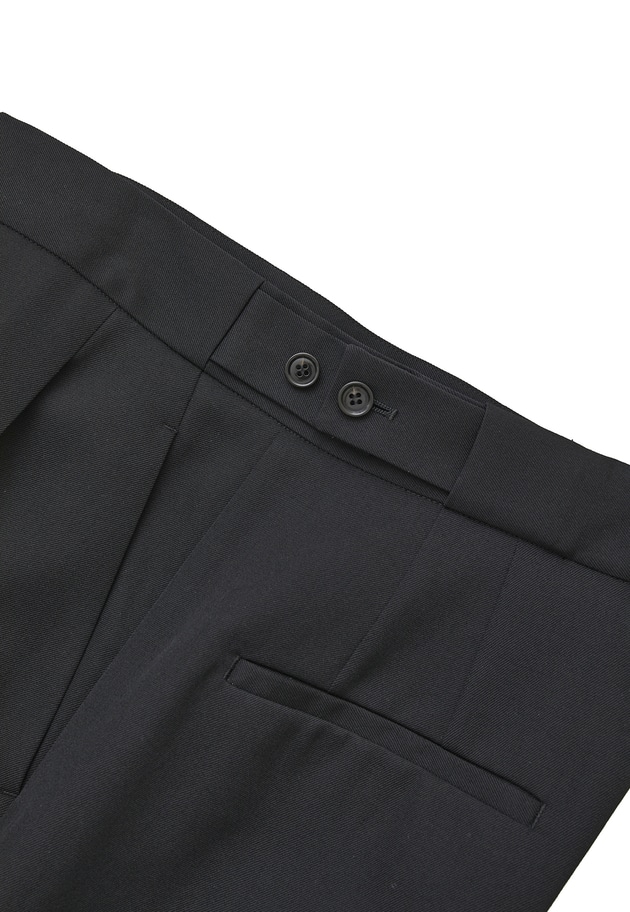 クリアーウールワイドトラウザー 詳細画像 Black 16