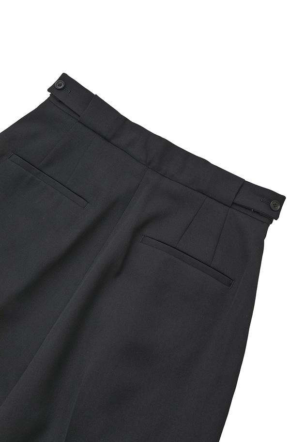 クリアーウールワイドトラウザー 詳細画像 Black 17