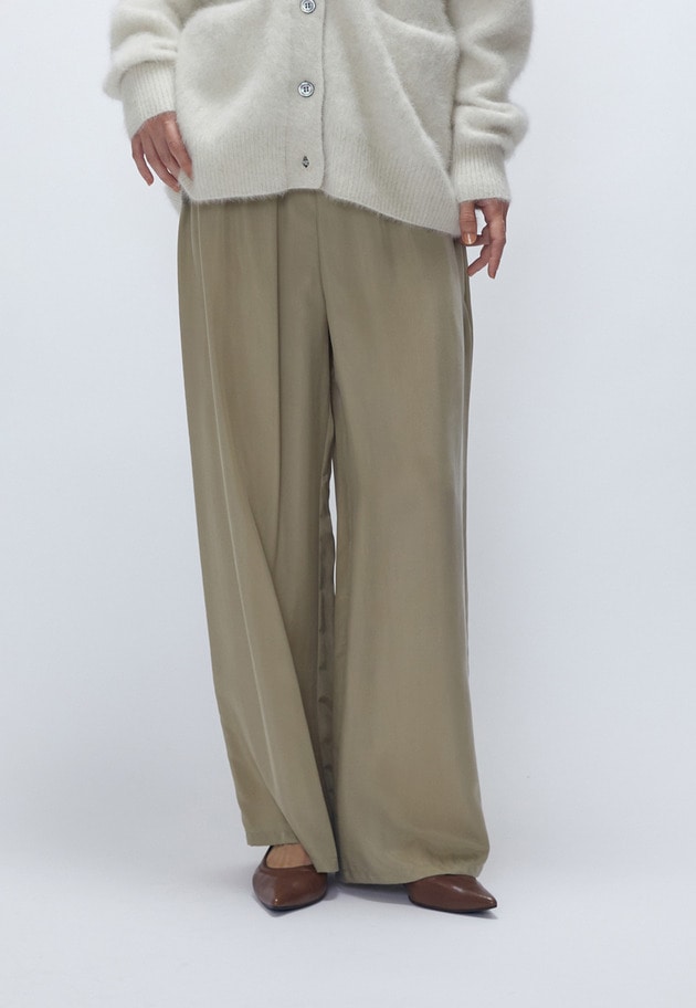 【新色追加3】キュプラフィブリルイージーパンツ 詳細画像 Beige 1