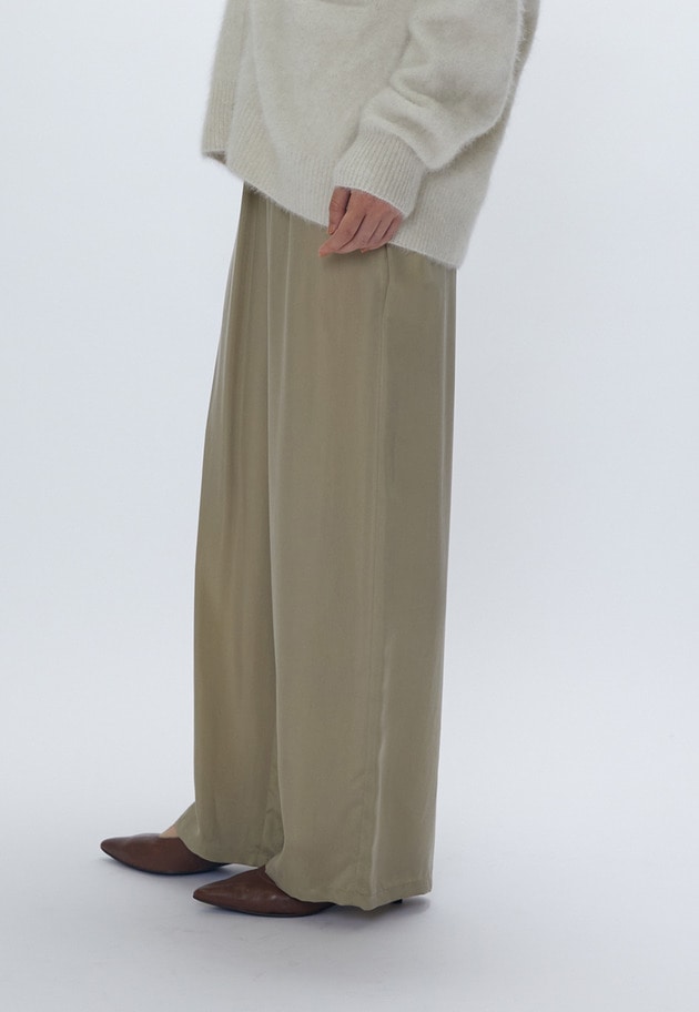 【新色追加3】キュプラフィブリルイージーパンツ 詳細画像 Beige 2