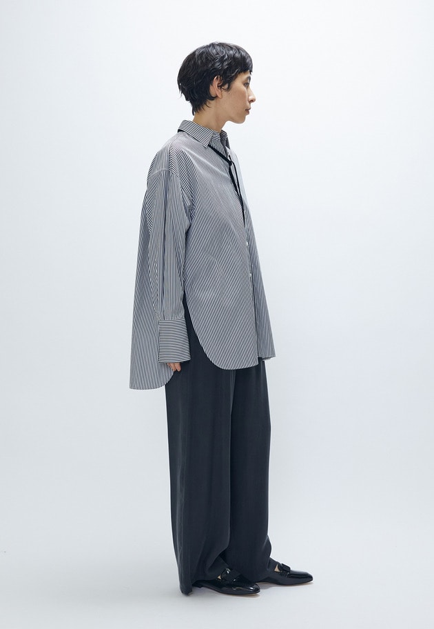 【新色追加3】キュプラフィブリルイージーパンツ 詳細画像 Black 4