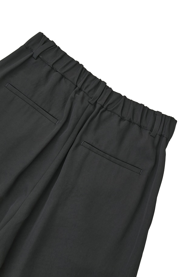 アセテートツイルワイドパンツ 詳細画像 Black 17