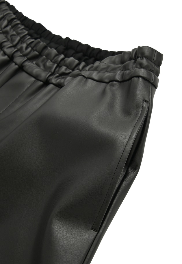 フェイクレザーパンツ 詳細画像 Black 14