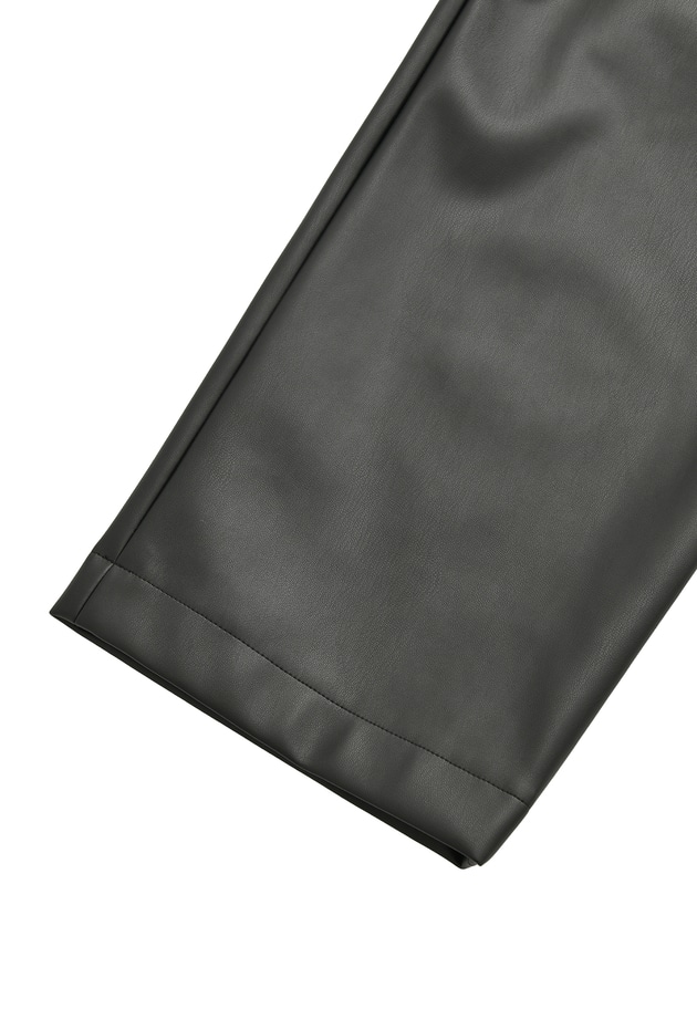 フェイクレザーパンツ 詳細画像 Black 15