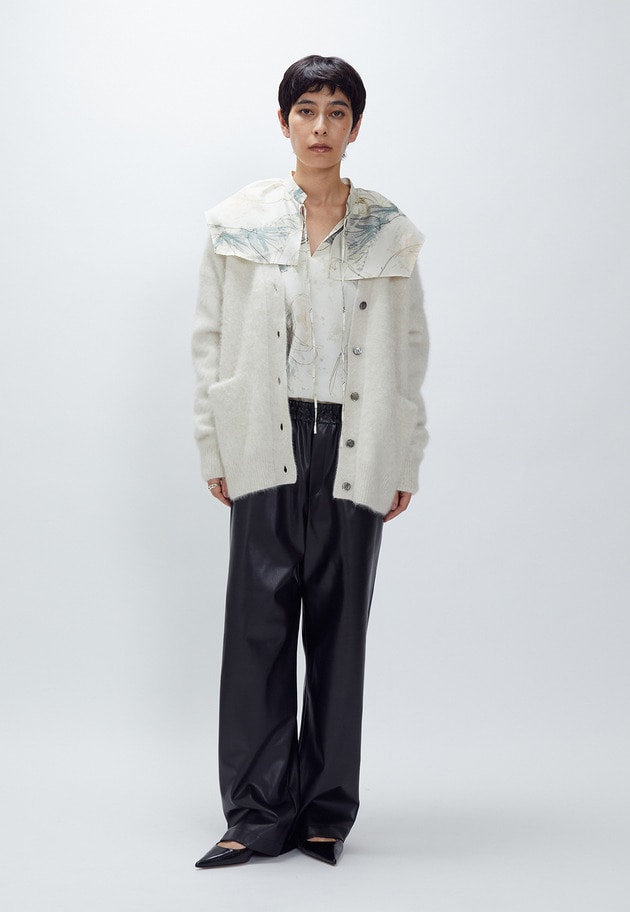 フェイクレザーパンツ 詳細画像 Black 3