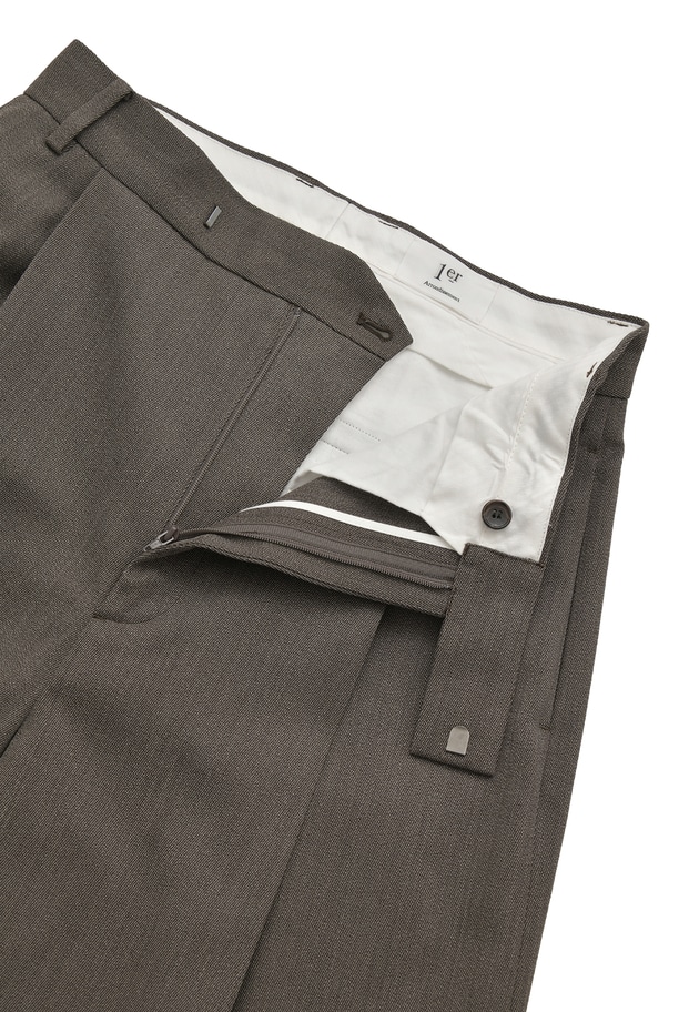 杢ツイルカーブトラウザー 詳細画像 Khaki 16