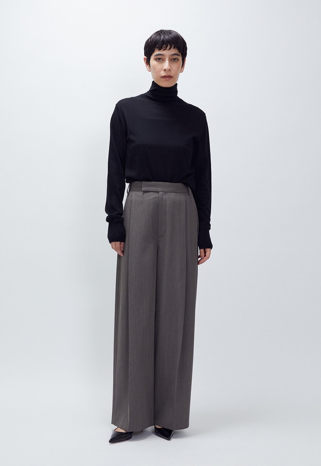 杢ツイルカーブトラウザー 詳細画像 Khaki 5