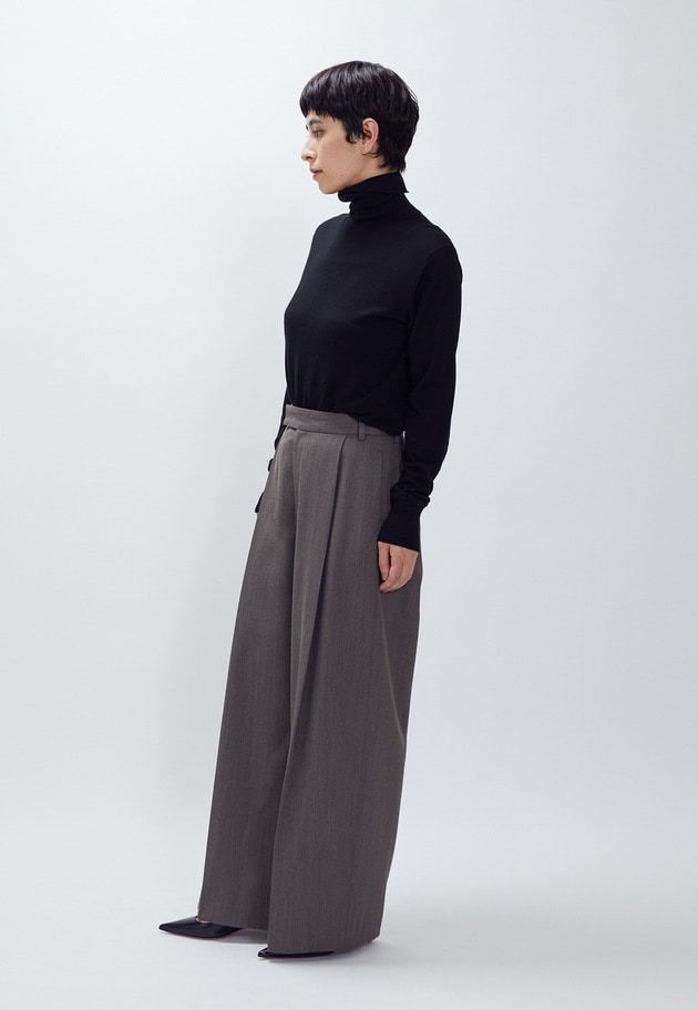 杢ツイルカーブトラウザー 詳細画像 Khaki 7