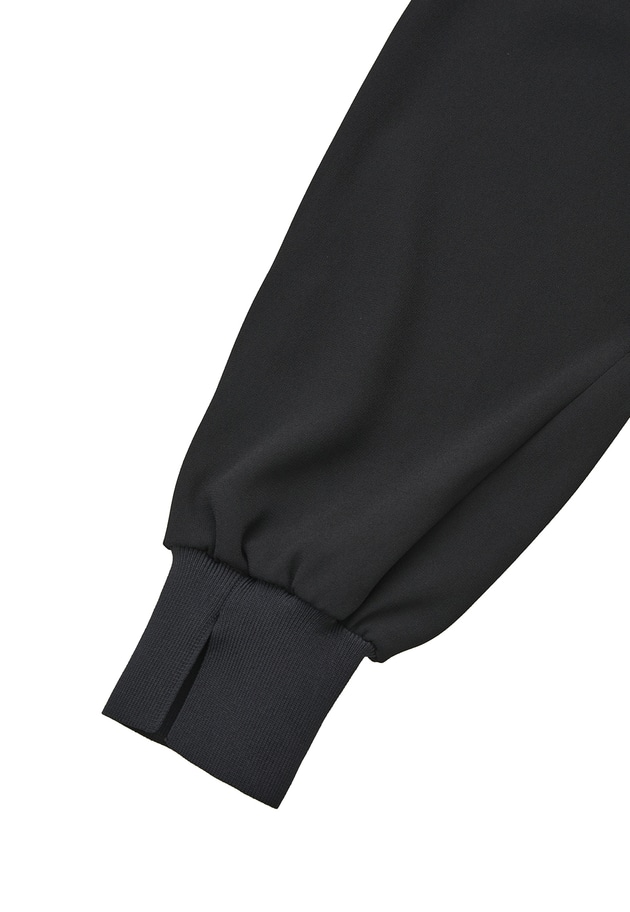 B.Sジョーゼットスリットリブジョガーパンツ 詳細画像 Black 14