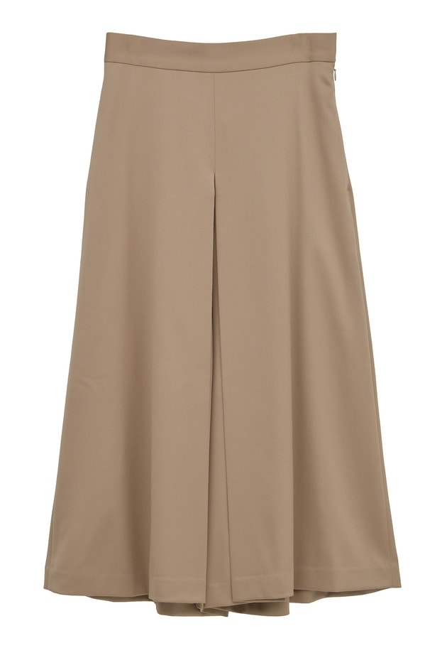 ウールサテンキュロットパンツ 詳細画像 Beige 5