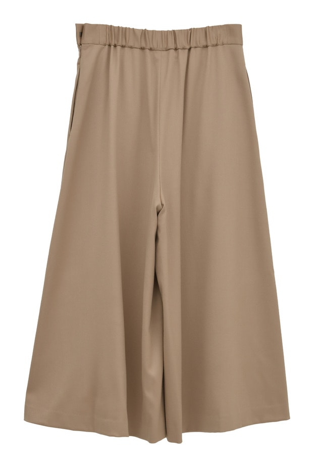 ウールサテンキュロットパンツ 詳細画像 Beige 6