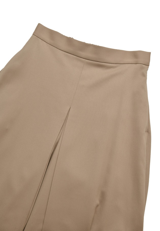 ウールサテンキュロットパンツ 詳細画像 Beige 7