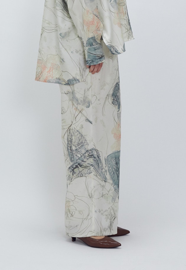 アートプリントパンツ 詳細画像 Offwhite 3