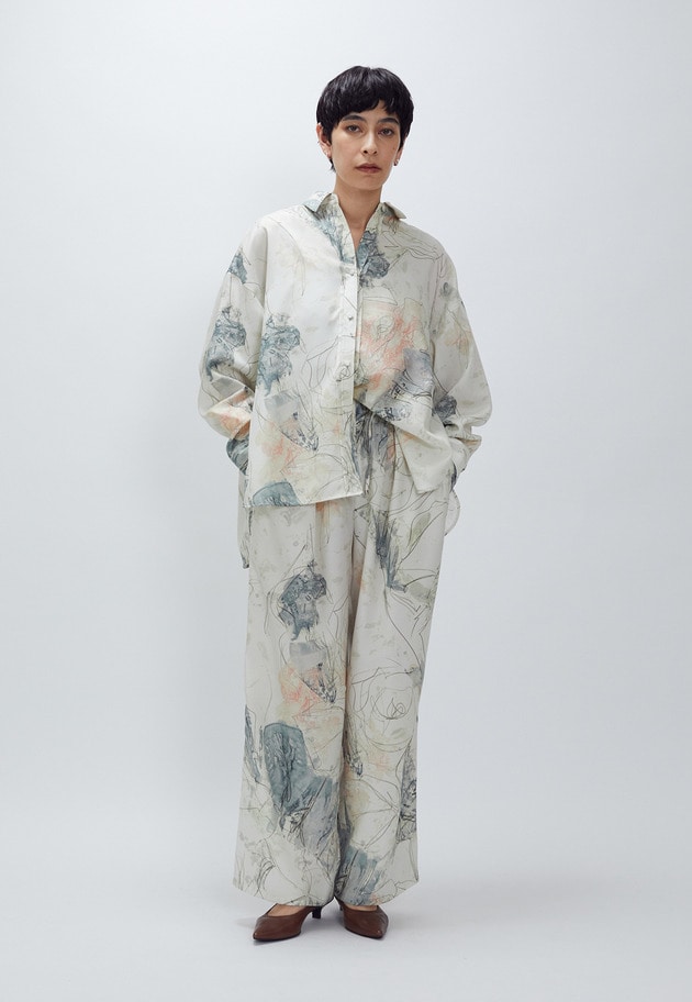 アートプリントパンツ 詳細画像 Offwhite 4