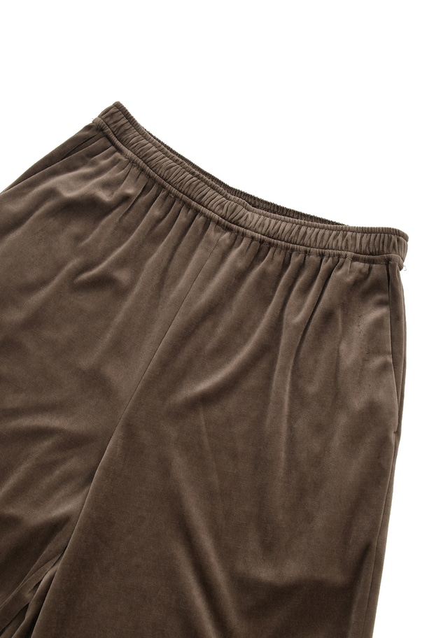 ベロアワイドパンツ 詳細画像 Mocha 13