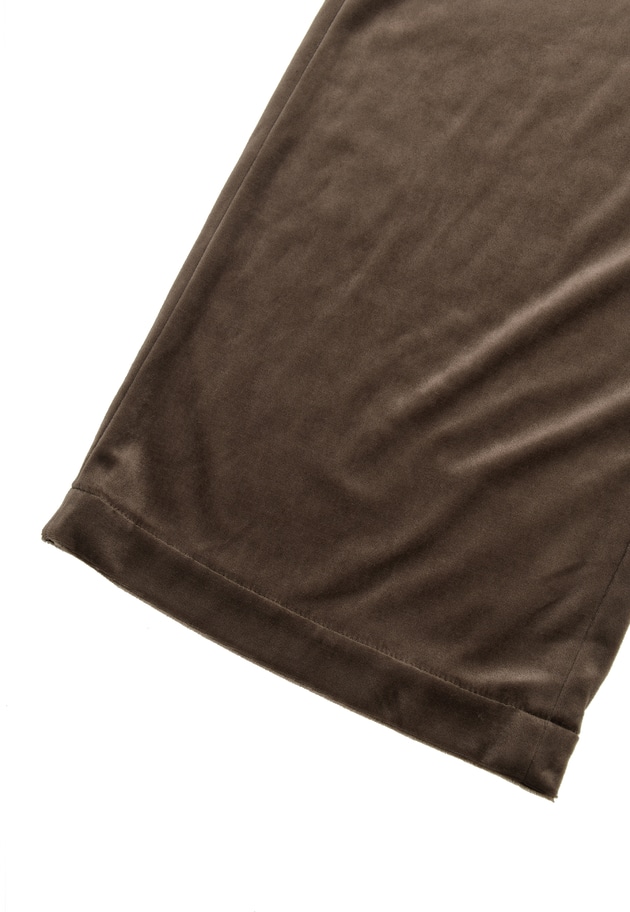 ベロアワイドパンツ 詳細画像 Mocha 16