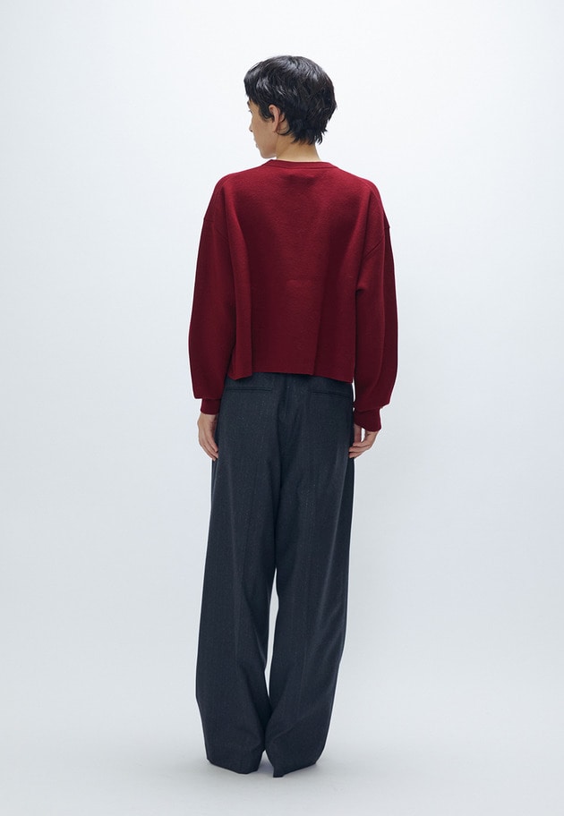 ラメストライプテーパードパンツ 詳細画像 Charcoal 6