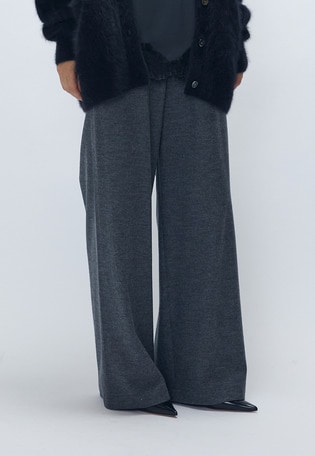 ウールスムースイージーパンツ