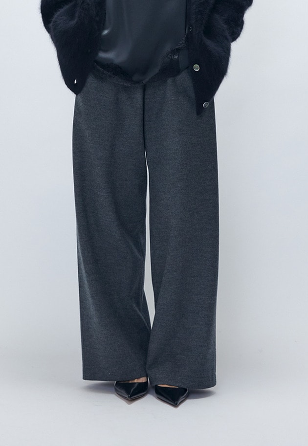 ウールスムースイージーパンツ 詳細画像 Gray 2