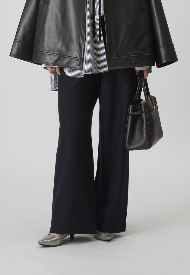 ウールスムースイージーパンツ 詳細画像 Navy 2