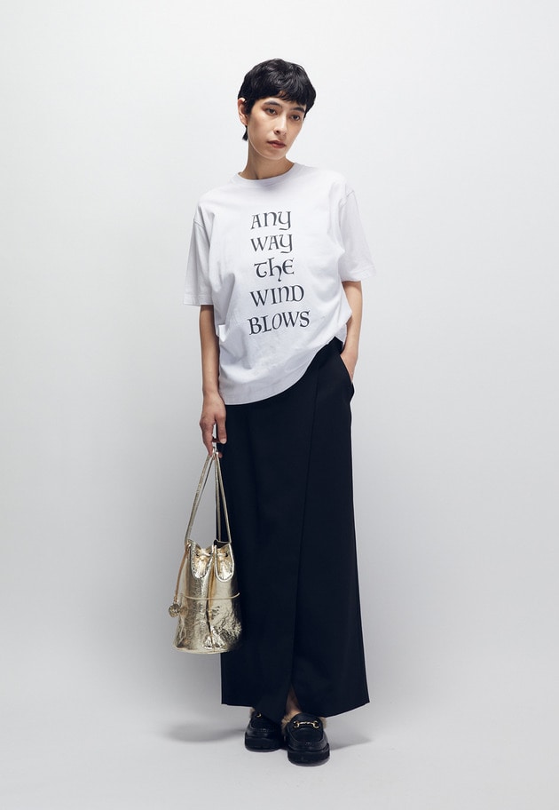 TWトロピカルラップスカート 詳細画像 Black 2