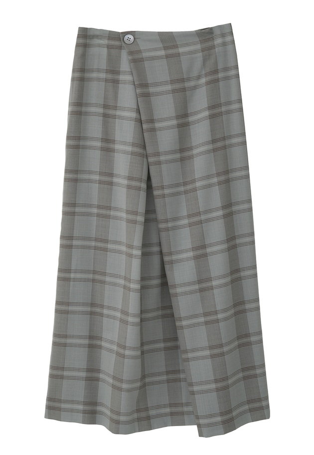 TWチェックラップスカート 詳細画像 Green 11