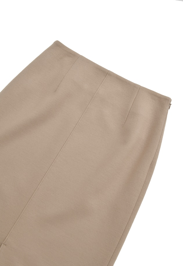 ウールスムースタイトスカート 詳細画像 Beige 13
