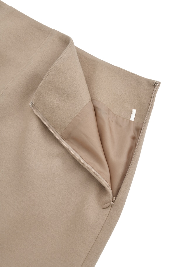 ウールスムースタイトスカート 詳細画像 Beige 14