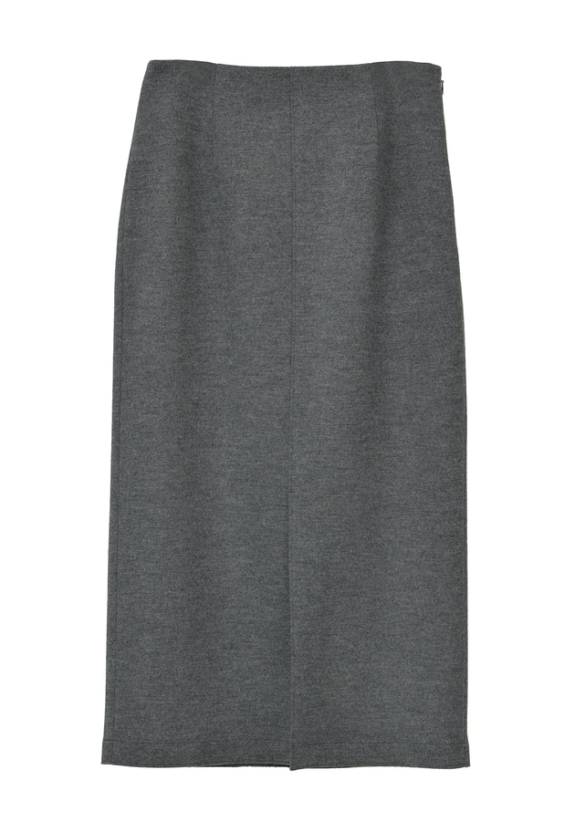 ウールスムースタイトスカート 詳細画像 Gray 11
