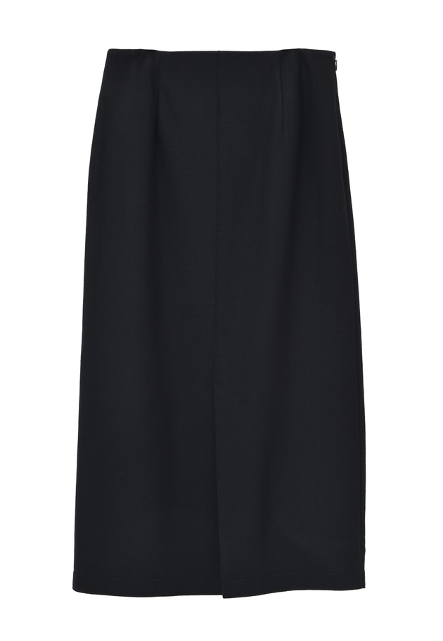 ウールスムースタイトスカート 詳細画像 Navy 11