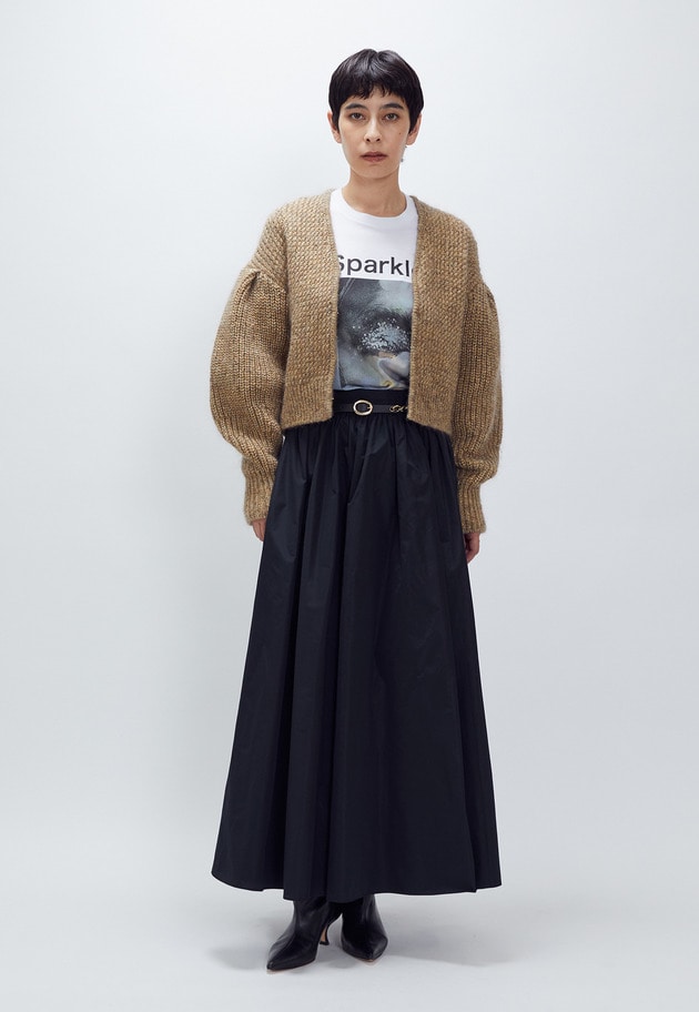 タフタスカート 詳細画像 Black 4