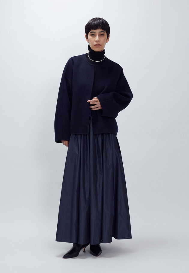タフタスカート 詳細画像 Navy 8
