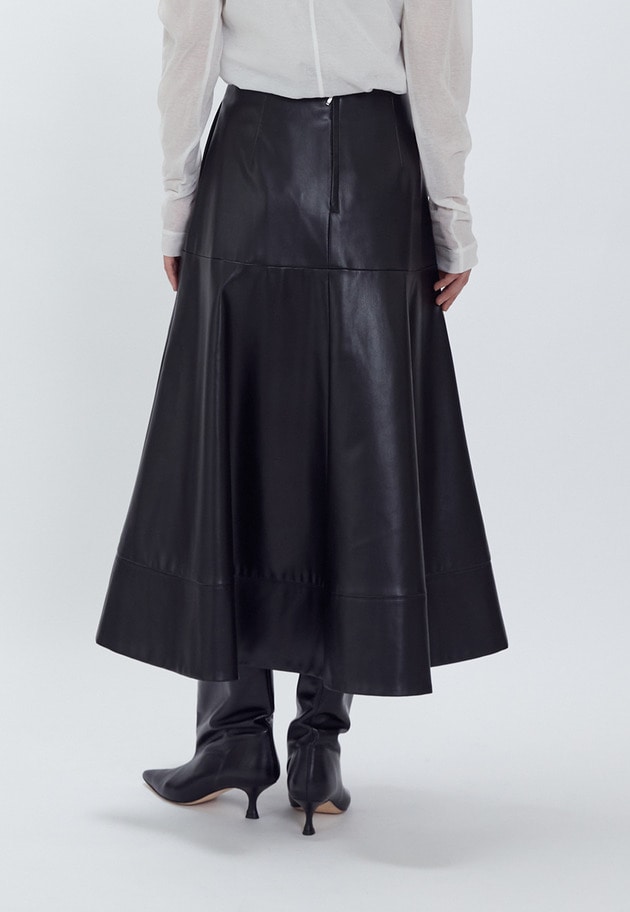 フェイクレザースカート 詳細画像 Black 2