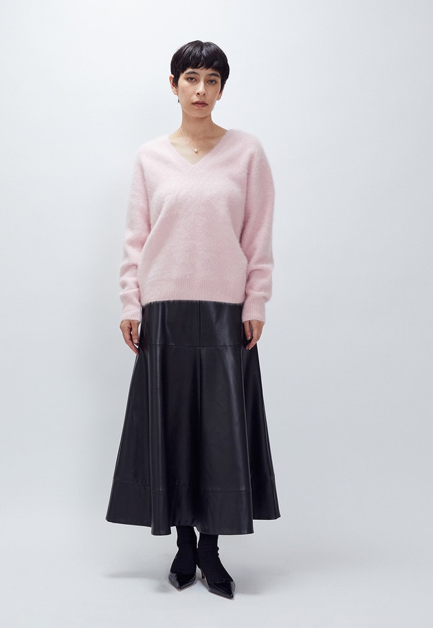 フェイクレザースカート 詳細画像 Black 7