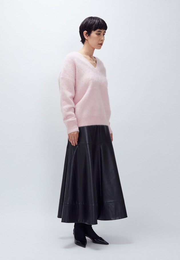 フェイクレザースカート 詳細画像 Black 8