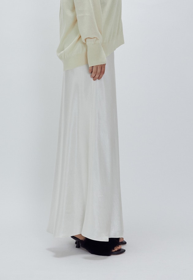 ヴィンテージサテンスカート 詳細画像 Offwhite 2