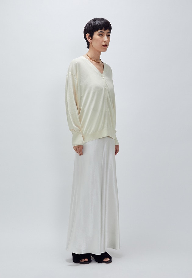 ヴィンテージサテンスカート 詳細画像 Offwhite 3