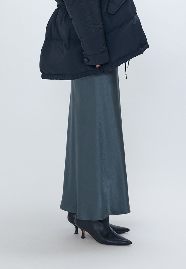 ヴィンテージサテンスカート 詳細画像 Gray 2