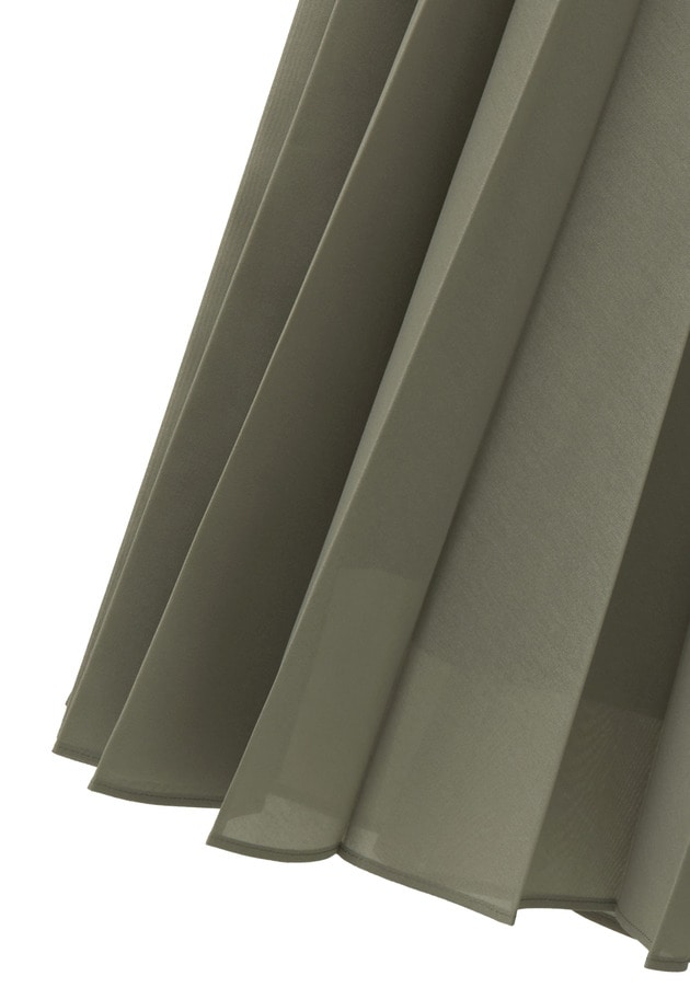 スパンオーガンジープリーツスカート 詳細画像 Mocha 9