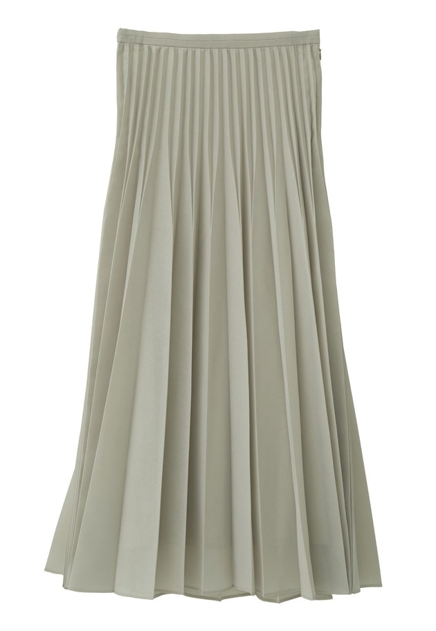 スパンオーガンジープリーツスカート 詳細画像 Graybeige 8