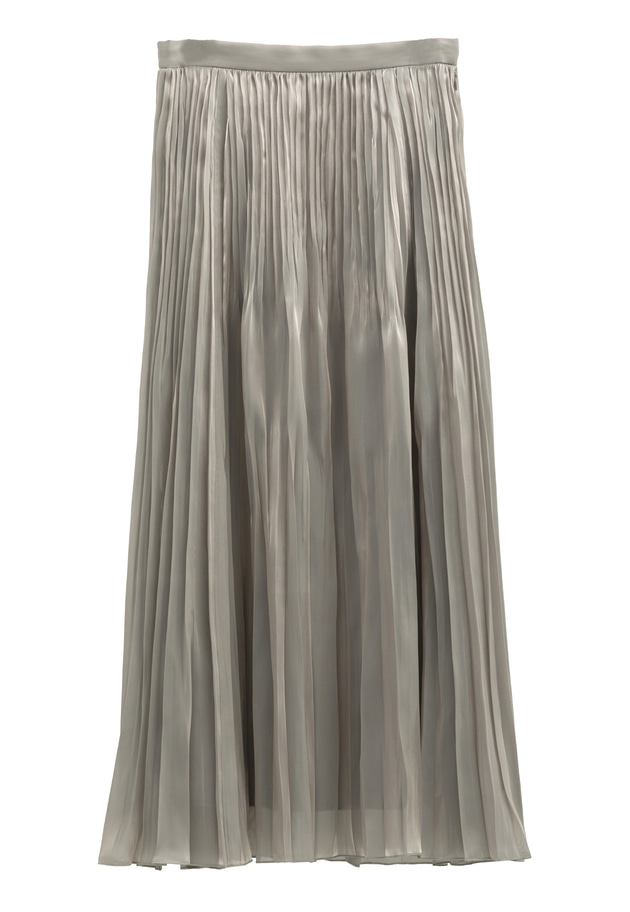 ブライトシャンブレープリーツスカート 詳細画像 Graybeige 11