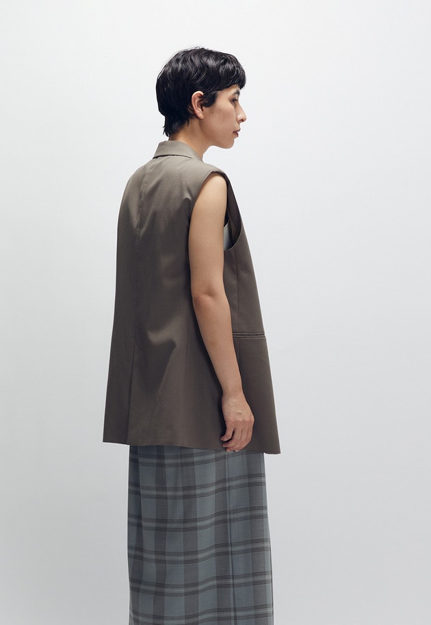 TWトロピカルテーラードジレ 詳細画像 Mocha 2