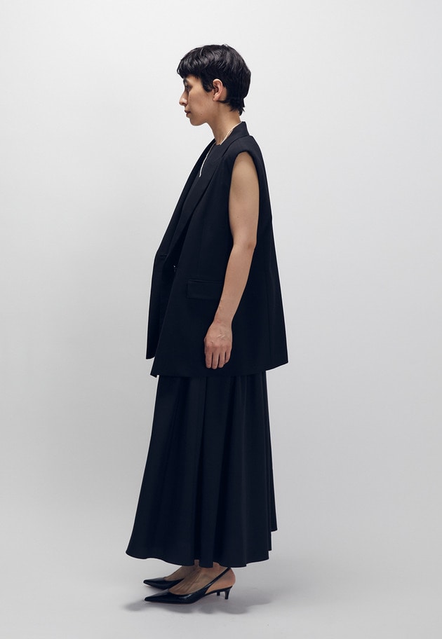 TWトロピカルテーラードジレ 詳細画像 Black 5