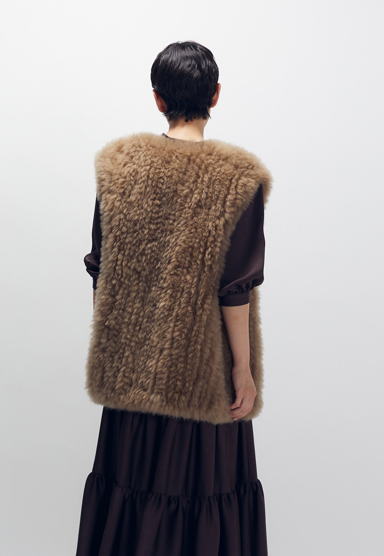 カシミアファーベスト】｜1er Arrondissement（プルミエ アロン